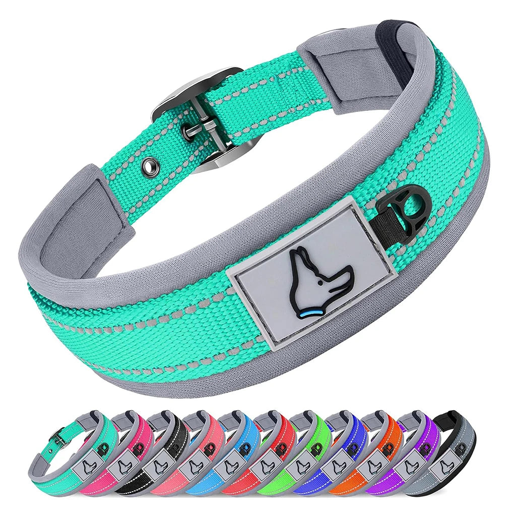 Padded Reflective Wide Collars Adjustable