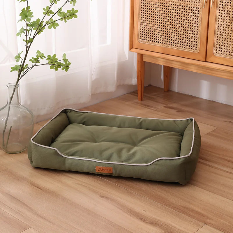 Waterproof Oxford Dog Bed – Thick Cotton Filling