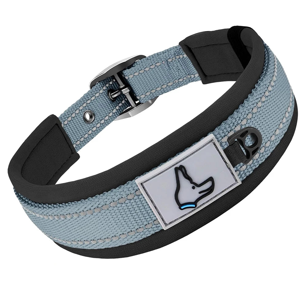 Padded Reflective Wide Collars Adjustable