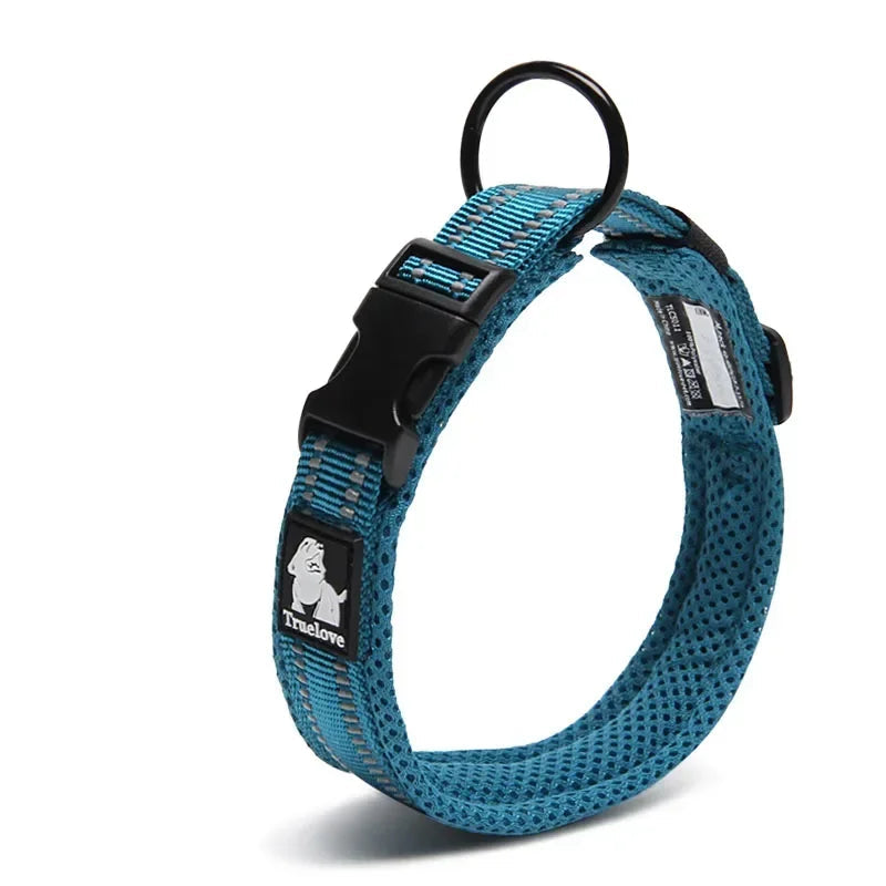 Adjustable Reflective Mesh Dog Collar