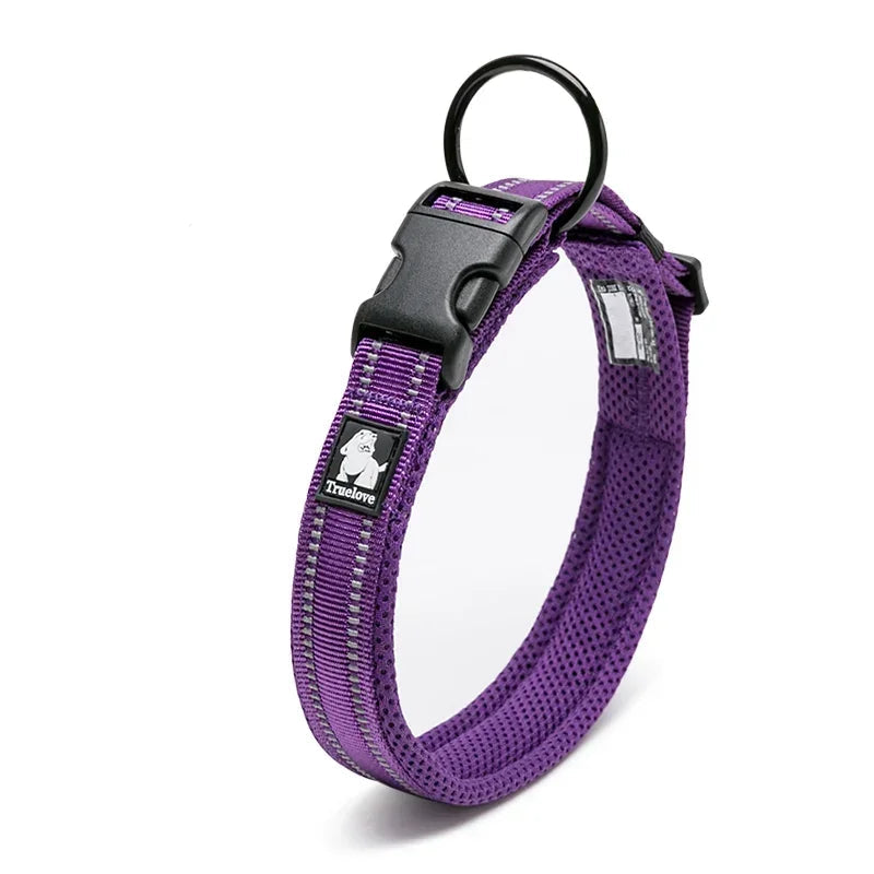 Adjustable Reflective Mesh Dog Collar