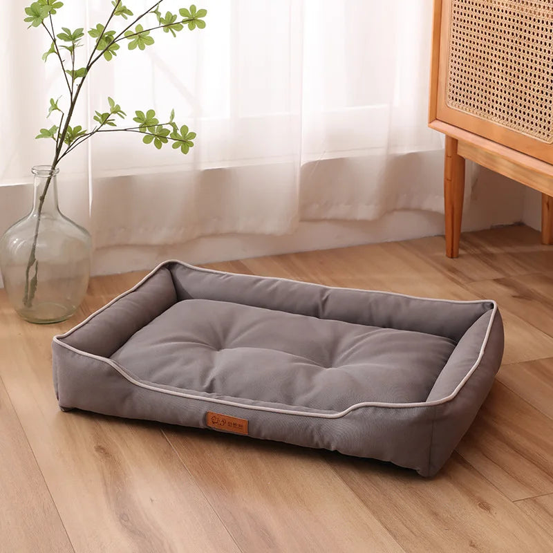 Waterproof Oxford Dog Bed – Thick Cotton Filling