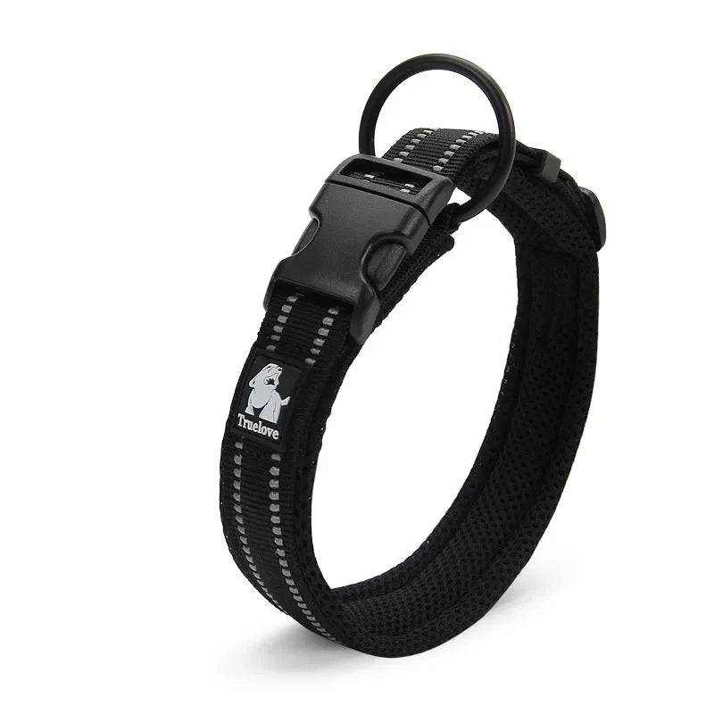 Adjustable Reflective Mesh Dog Collar