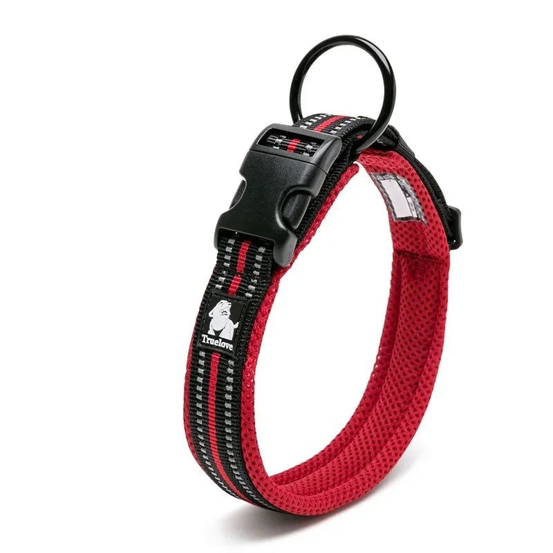 Adjustable Reflective Mesh Dog Collar